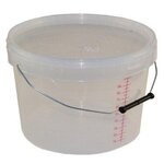 CENTRALE BRICO Seau gradué + couvercle NESPOLI 12.5 l