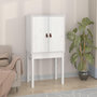 Voir la diapositive 3 : VIDAXL Buffet haut Blanc 60x40x120 cm Bois massif de pin