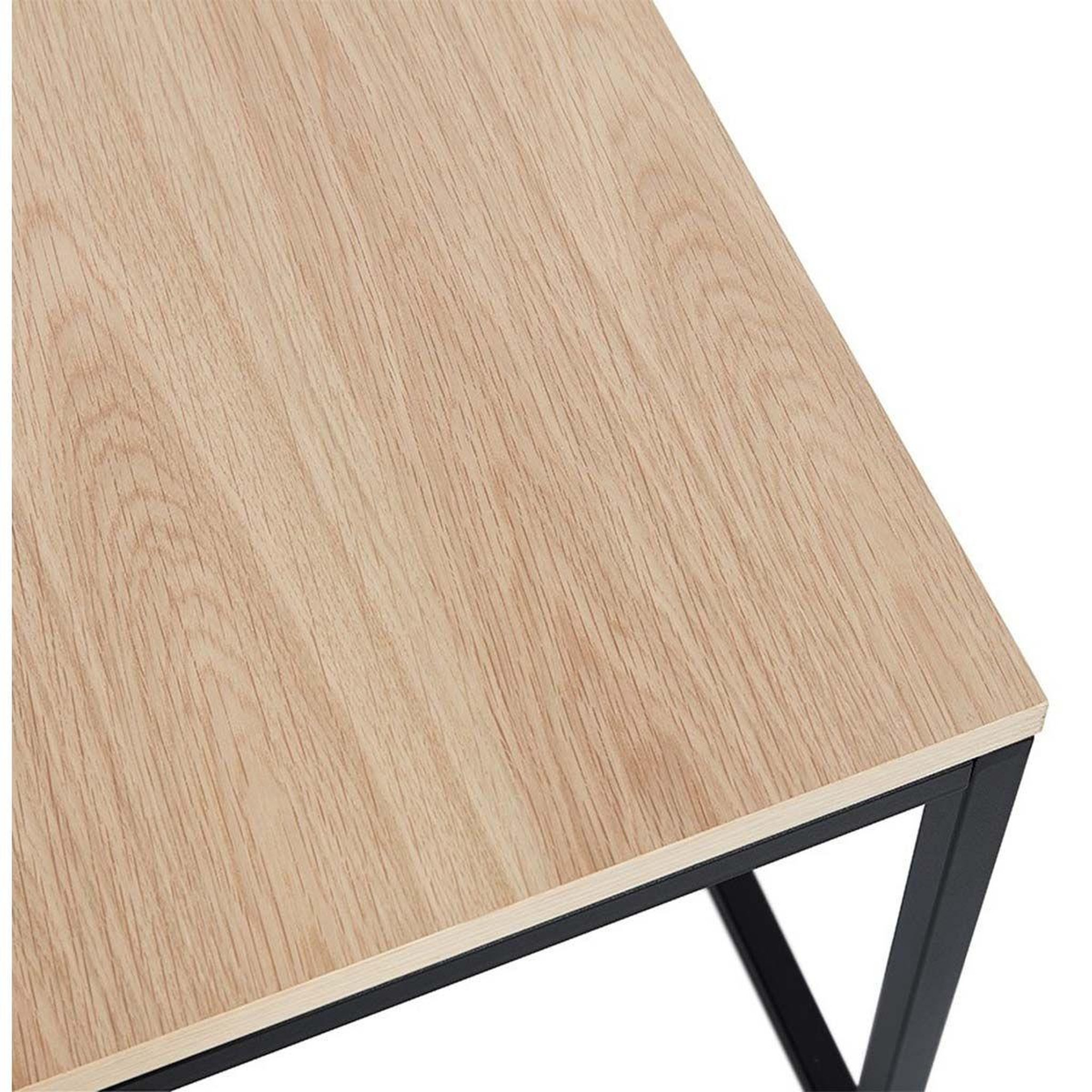 Voir la diapositive 5 : Paris Prix Lot de 2 tables gigognes bois  lyna  50cm naturel
