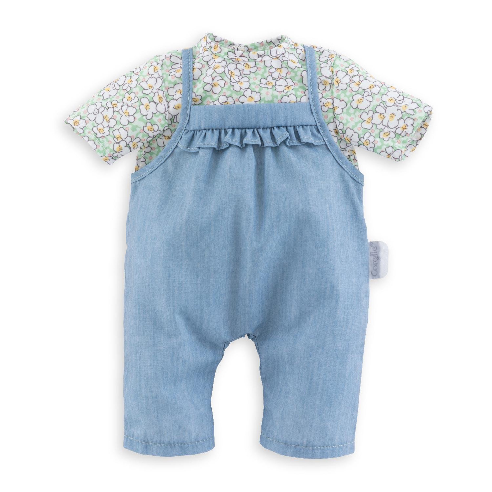 Voir la diapositive 1 : Corolle Blouse et Salopette pour poupon 36 cm