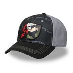 FREEGUN Casquette baseball Naruto Shippuden Kakashi. Coloris disponibles : Noir