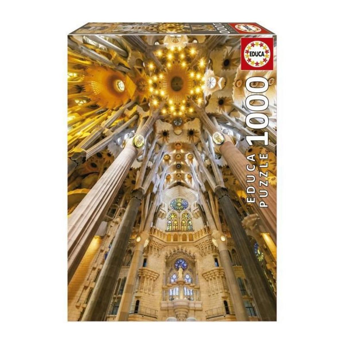 EDUCA INTÉRIEUR DE LA SAGRADA FAMILIA - Puzzle de 1000 pieces