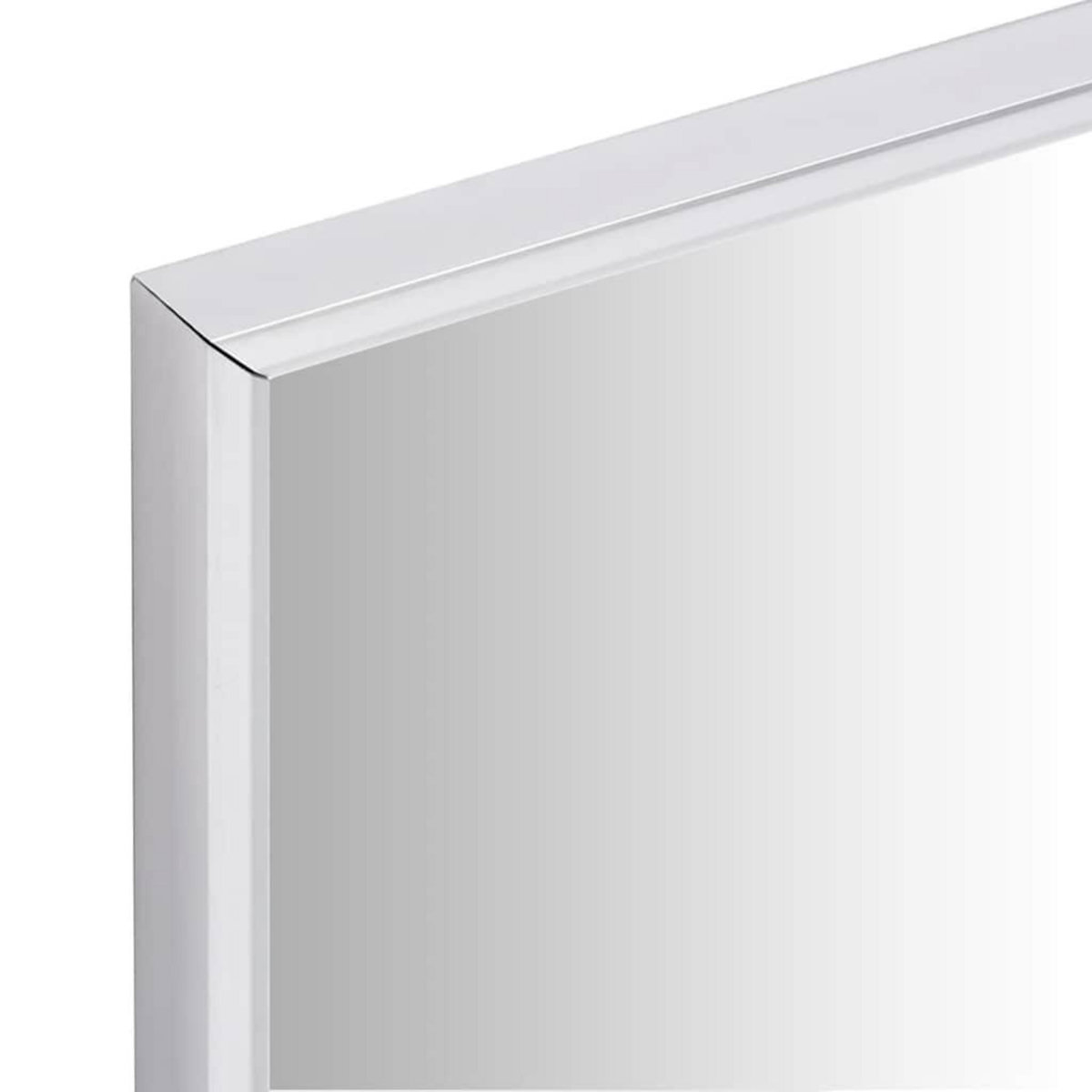 VIDAXL Miroir Argente 40x40 cm