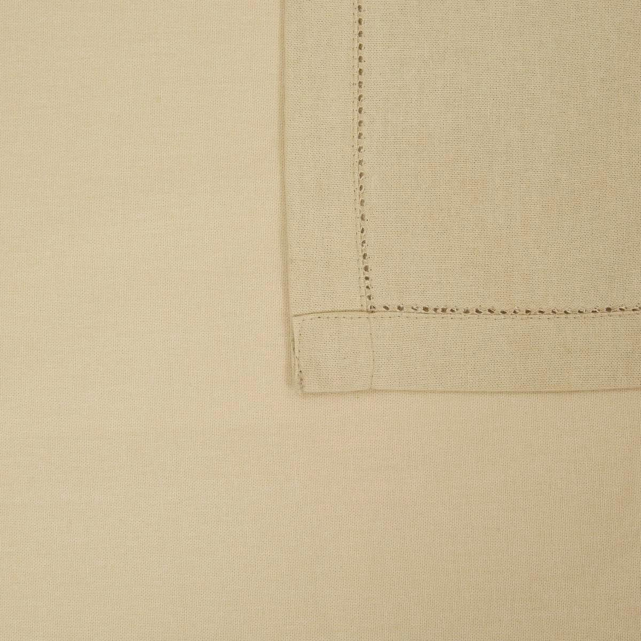 Voir la diapositive 2 : ATMOSPHERA Nappe rectangulaire  chambray  140x240cm beige