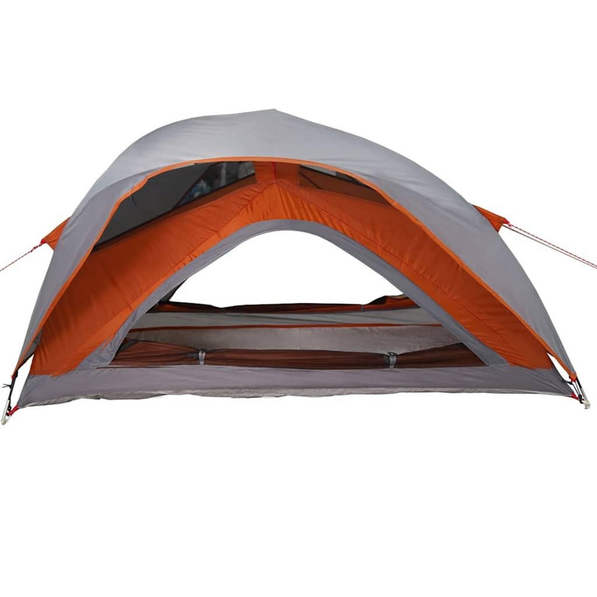 VIDAXL Tente de camping 1 personne gris et orange impermeable