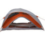 Voir la diapositive 5 : VIDAXL Tente de camping 1 personne gris et orange impermeable
