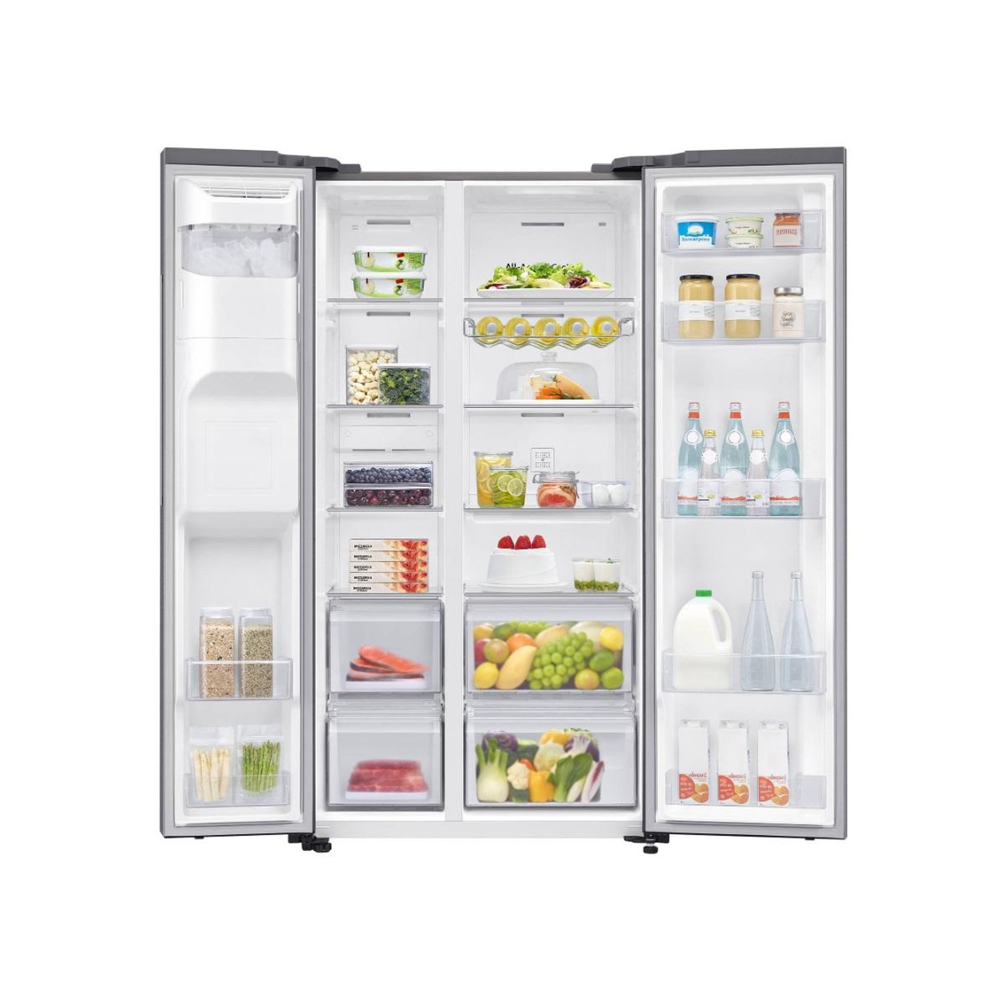 Voir la diapositive 4 : Samsung Réfrigérateur américain 92cm 635l nofrost - rs6edg54r3s9