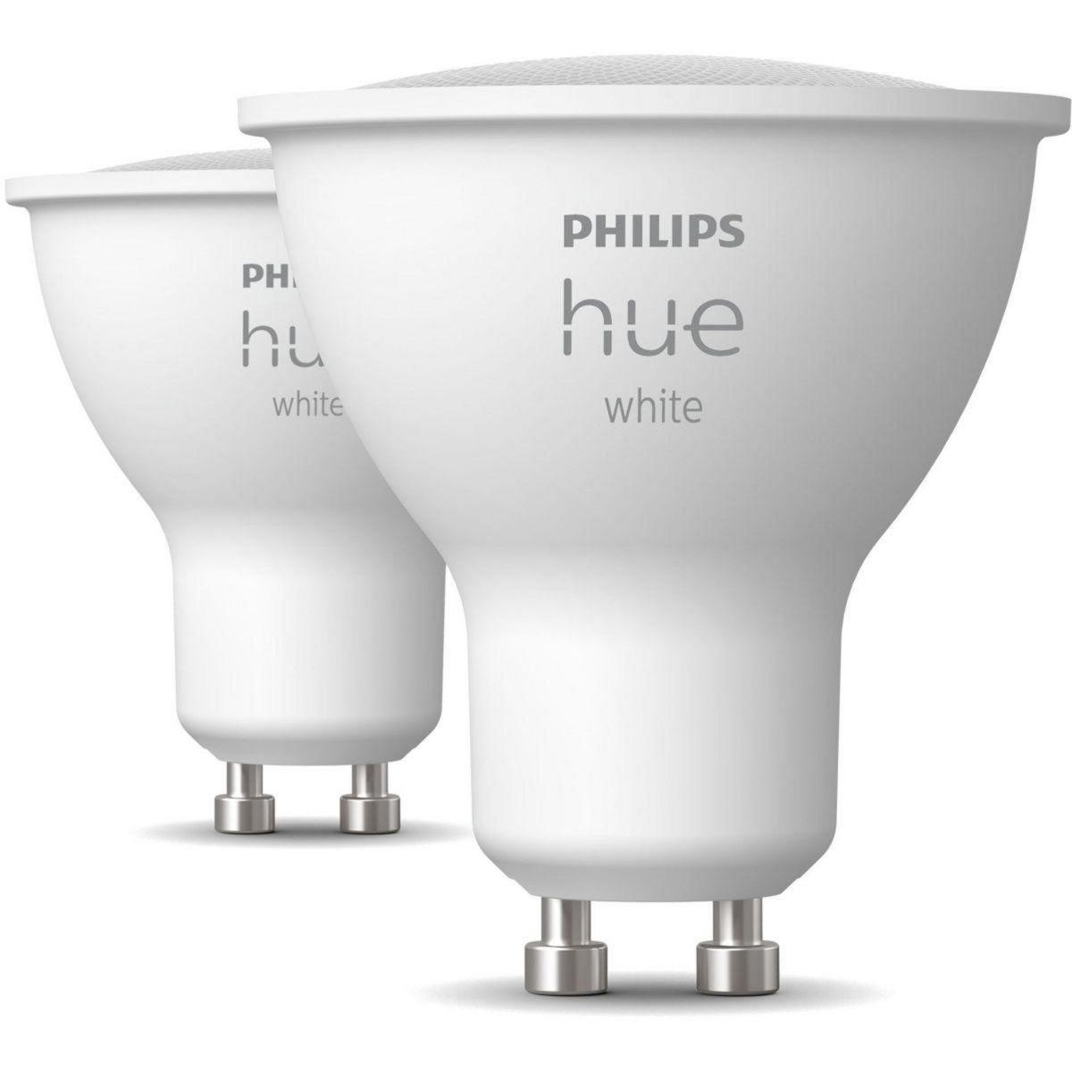 Philips Ampoule LED connectée Hue White 5.5W GU10 X2