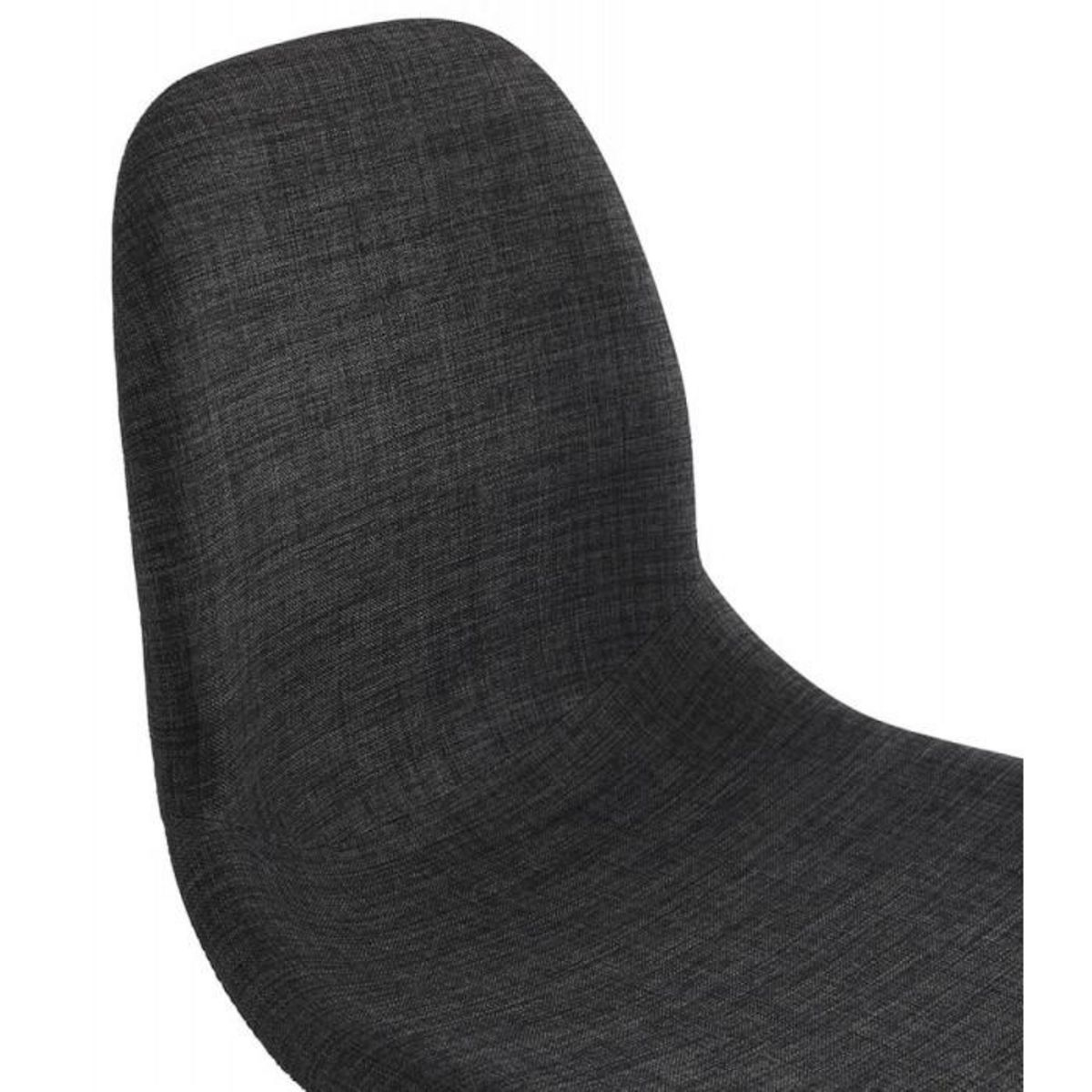Paris Prix Chaise Design en Tissu  Lora  82cm Gris Foncé