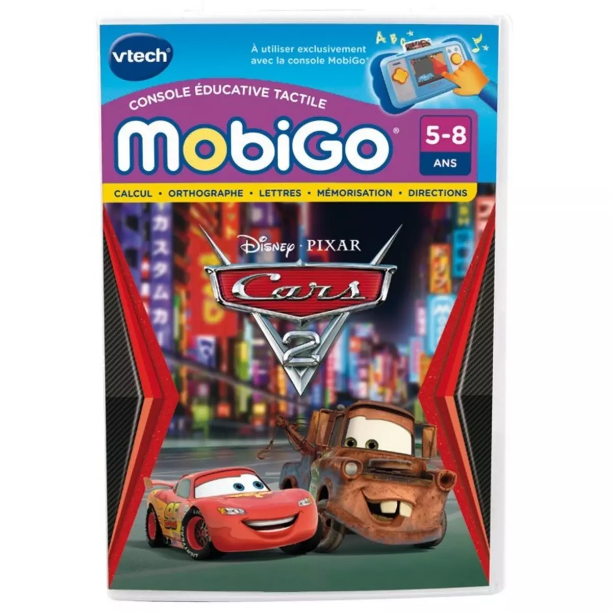 VTECH Jeu Mobigo Cars 2