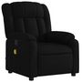 Voir la diapositive 4 : VIDAXL Fauteuil de massage inclinable Noir Tissu