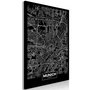 Voir la diapositive 1 : Paris Prix Tableau Imprimé  Dark Map of Munich