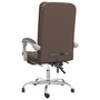 Voir la diapositive 5 : VIDAXL Fauteuil inclinable de bureau Marron Similicuir