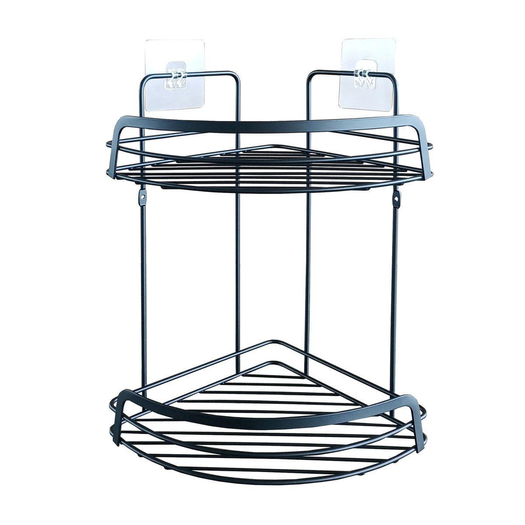 Douceur d'Intérieur Serviteur de douche angle  filaire premium  34cm noir