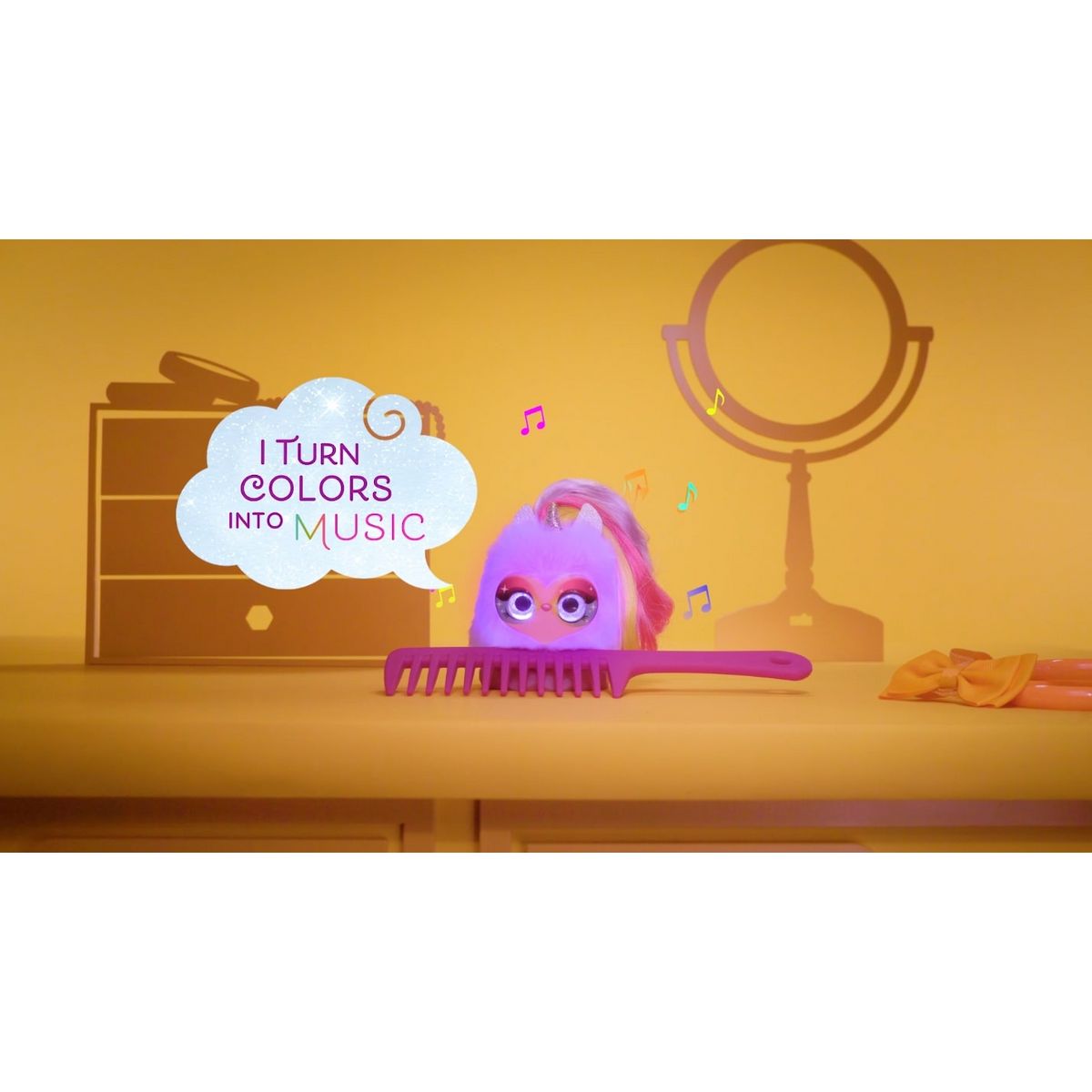 BANDAI Peluche interactive Pixiepop - Pomsies Lumies