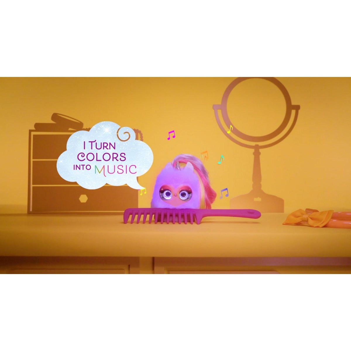 BANDAI Peluche interactive Pixiepop - Pomsies Lumies