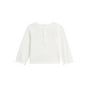 Voir la diapositive 2 : Petit Béguin T-shirt bébé manches longues écru Lily