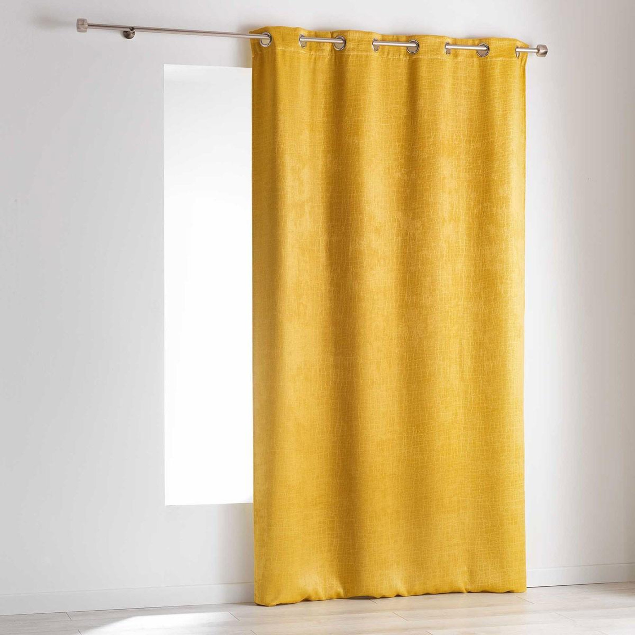 Douceur d'Intérieur Rideau occultant  opacia  140x240cm jaune