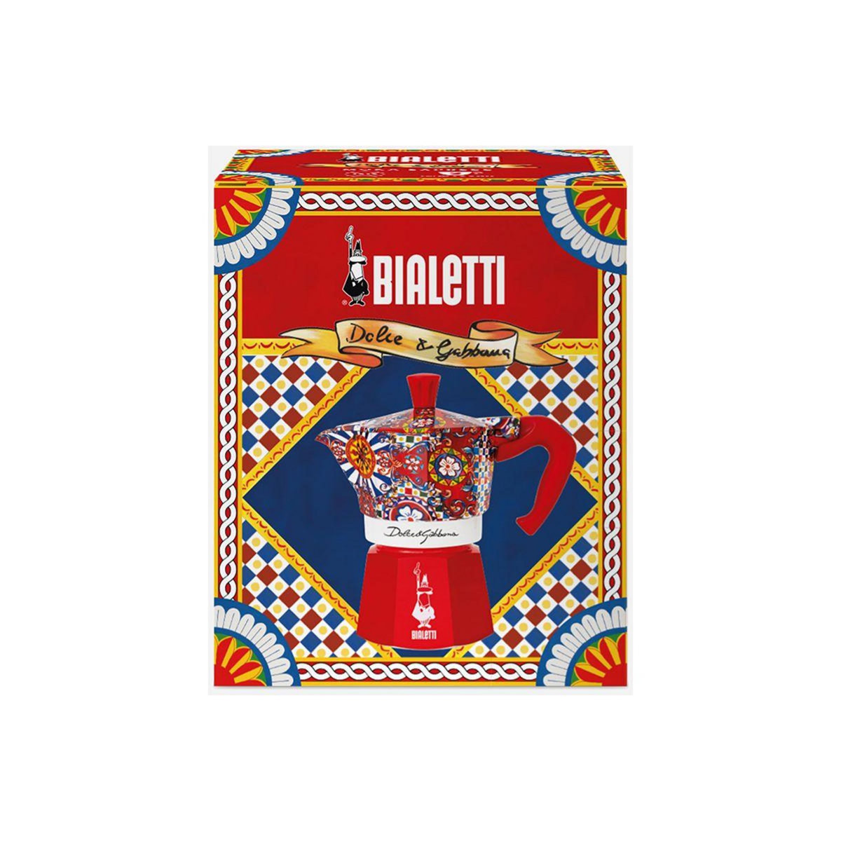 BIALETTI Cafetière italienne Moka Express 3 Cups Dolce Gabbana