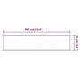 Voir la diapositive 6 : VIDAXL Auvent vertical Bleu 60x800 cm Tissu oxford