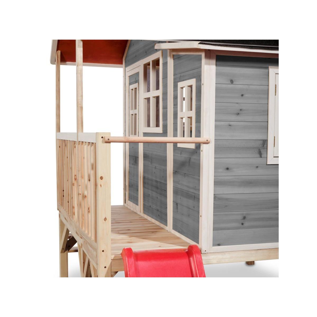 EXIT TOYS Maisonnette en bois pour enfants Loft 350 Gris - Exit Toys
