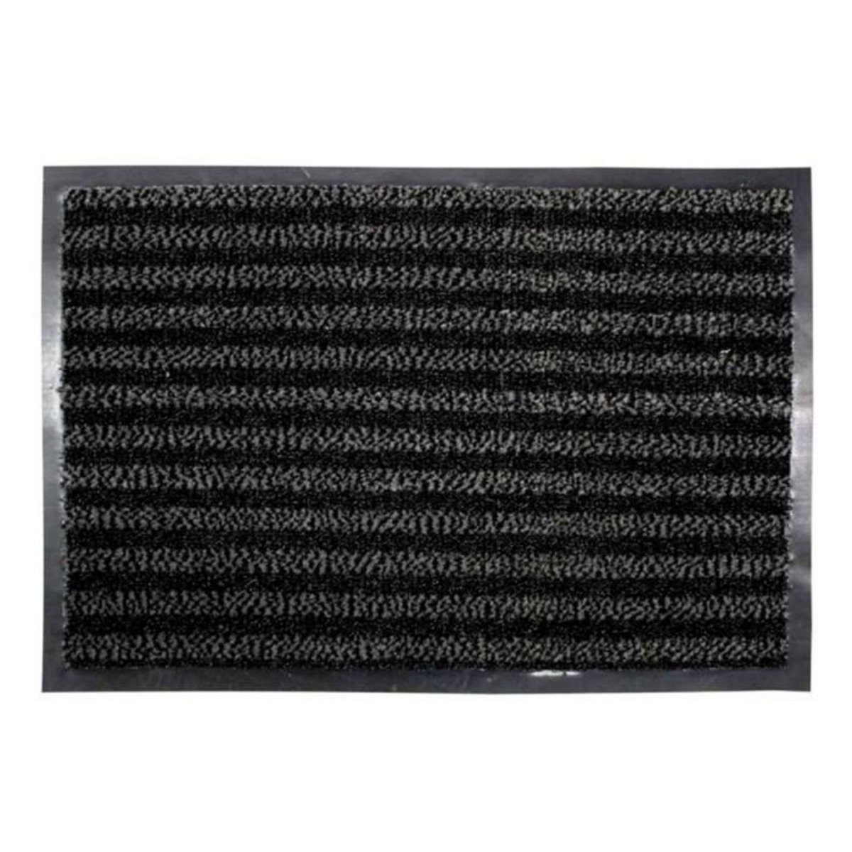 Paris Prix Tapis d'Entrée Grattoir  Vallero  45x75cm Noir & Gris