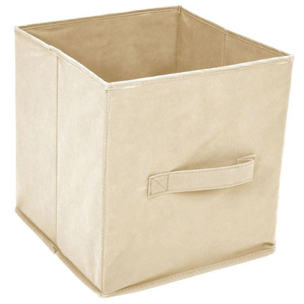 VIDAXL Armoire de rangement 4 paniers en tissu Crème 63x30x71 cm Acier