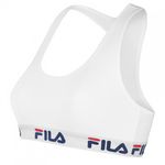 FILA Brassiere coton femme FU6042 Uni. Coloris disponibles : Blanc