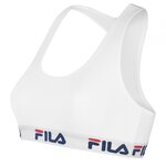 FILA Brassiere coton femme FU6042 Uni. Coloris disponibles : Blanc