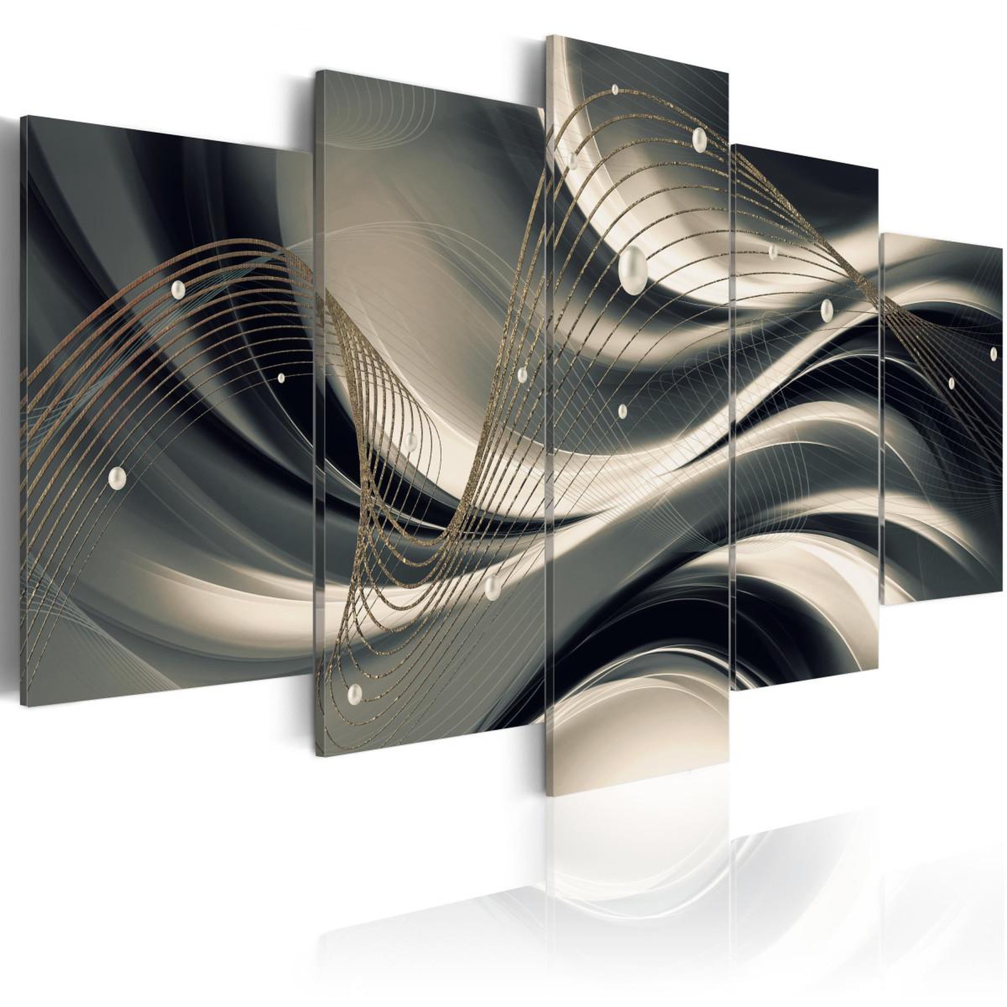 Voir la diapositive 1 : Paris Prix Tableau imprimé  golden thread