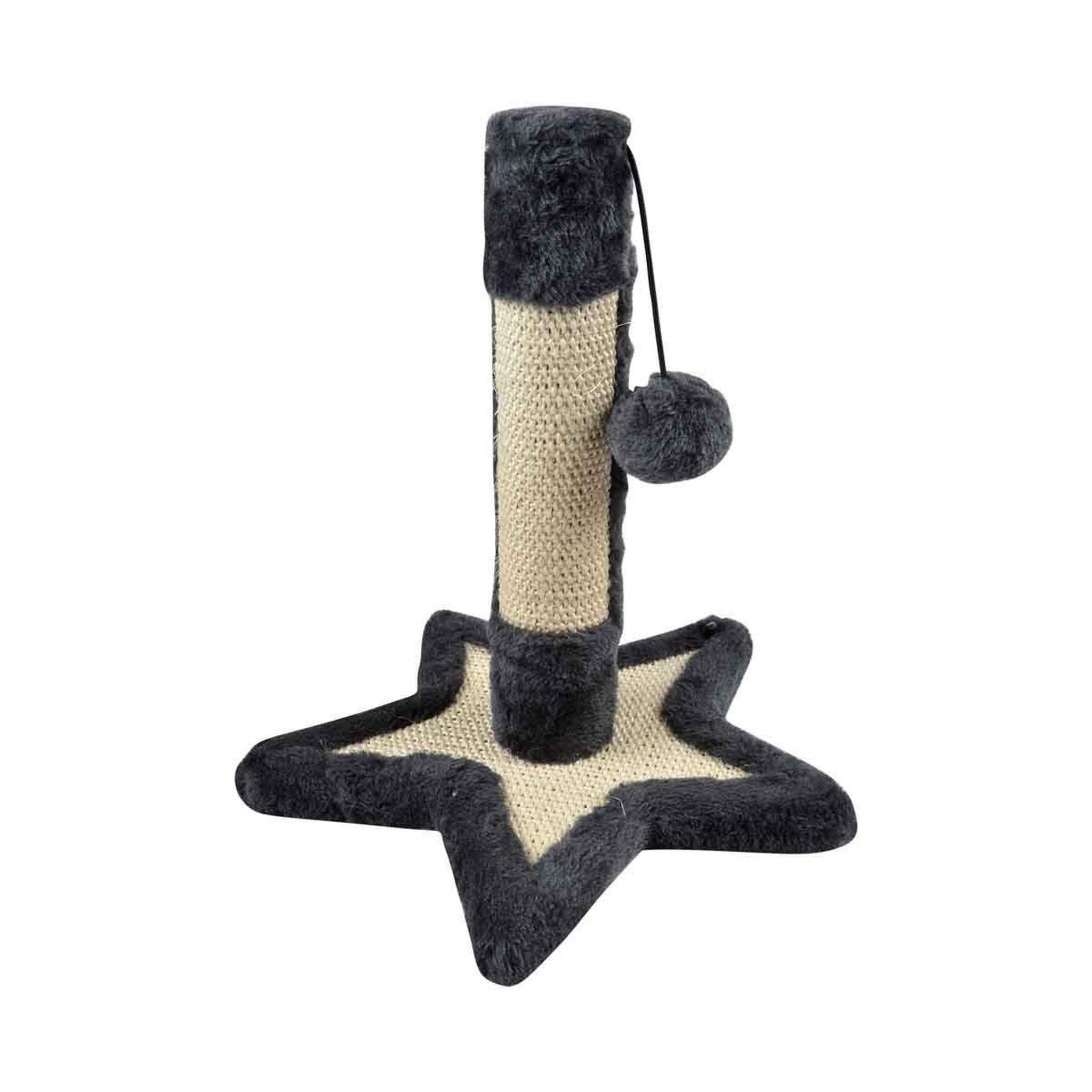 LOVE STORY Arbre à chat avec socle  étoile  33cm anthracite
