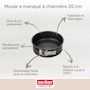 Voir la diapositive 3 : ZENKER Lot comprenant 1 Moule à manqué, 1 spatule Zenker et 2 bols à mixer en inox Fackelmann