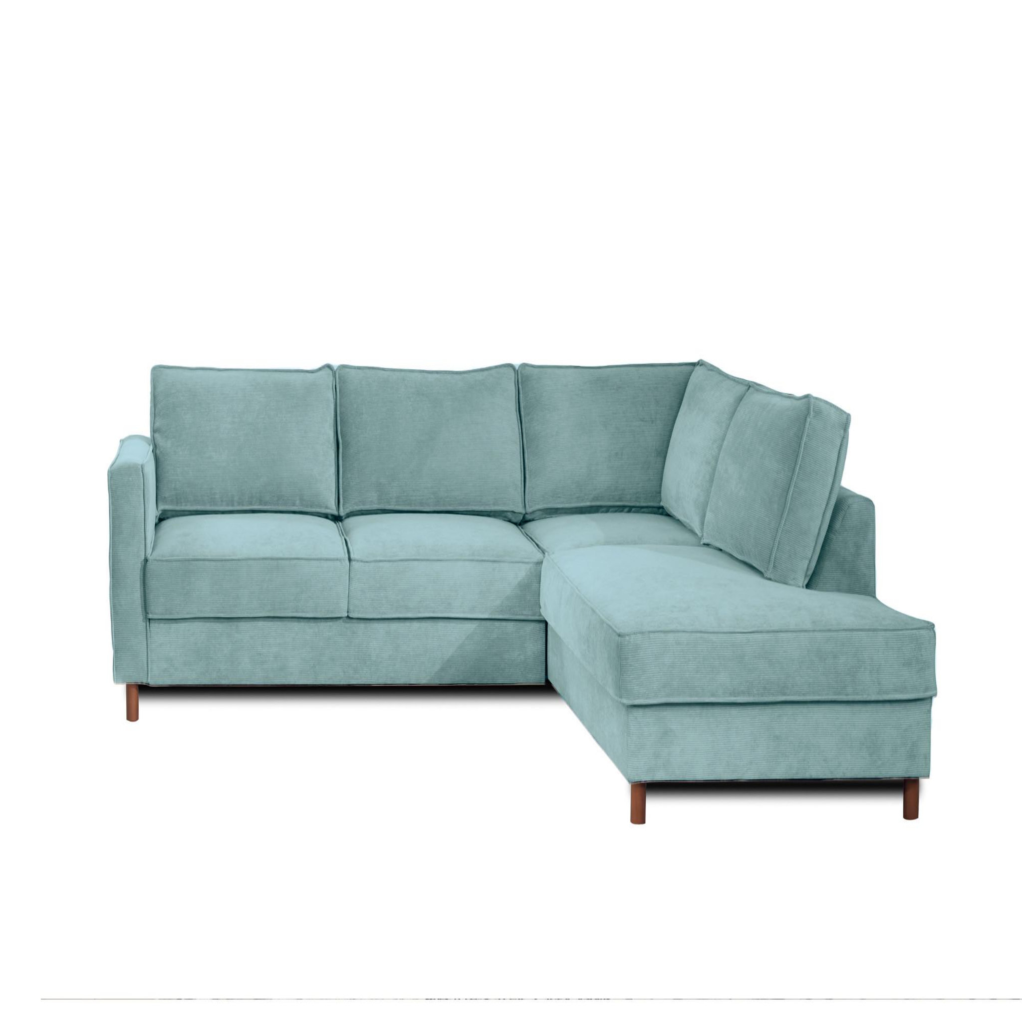Voir la diapositive 1 : LISA DESIGN Jake - canapé d'angle droit - convertible - 5 places - en velours côtelé