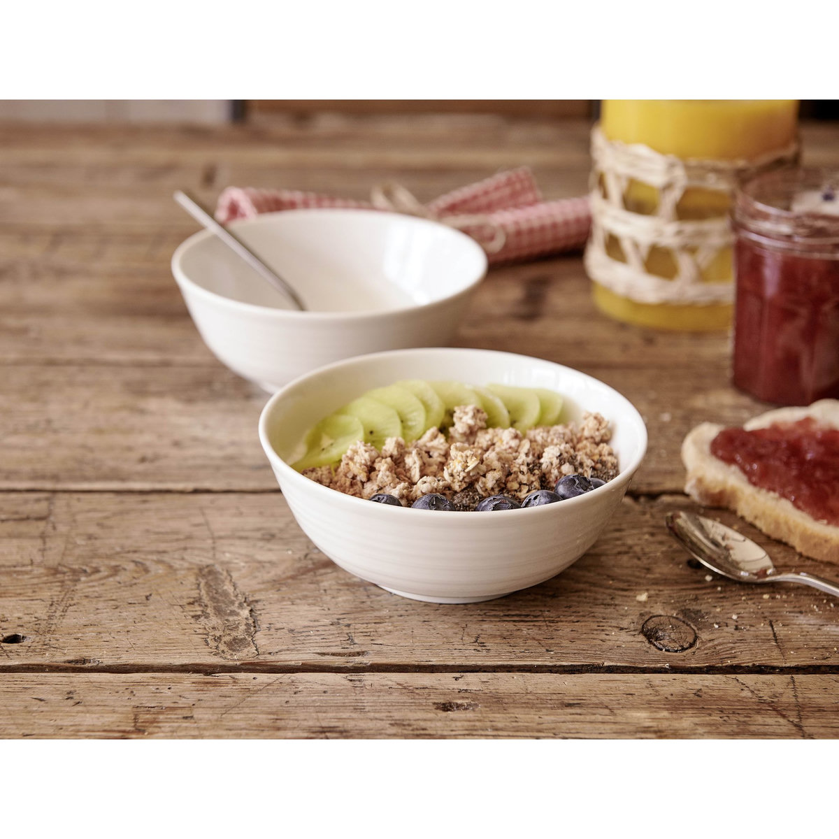 COMPTOIR DE FAMILLE Set de 2 bols 15 cm Blanc