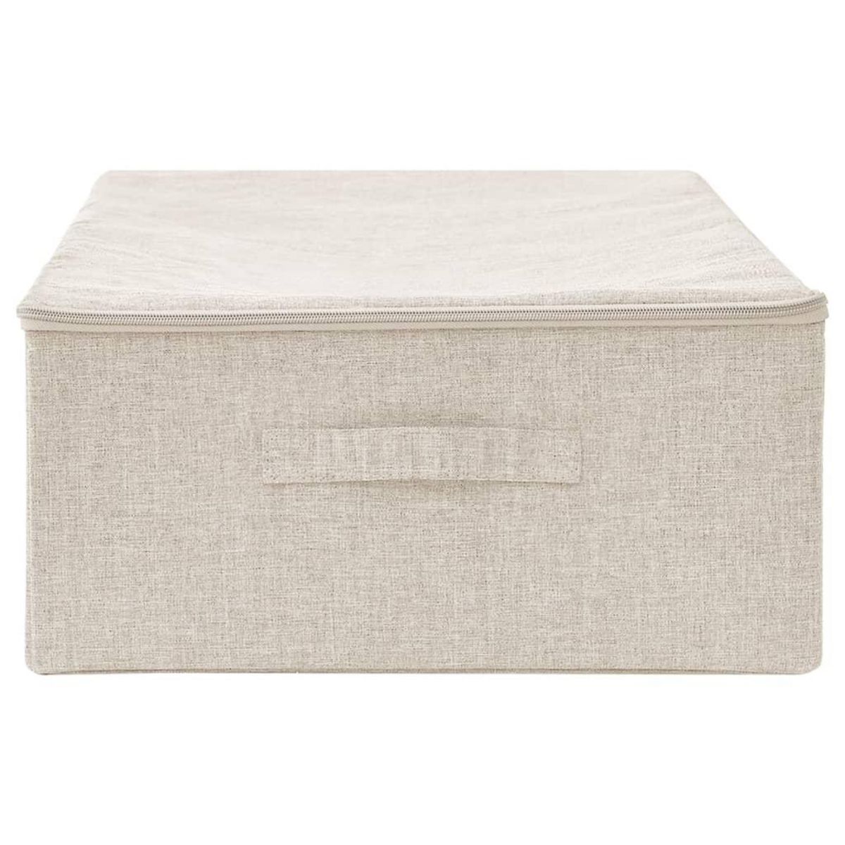VIDAXL Boîte de rangement Tissu 70x40x18 cm Creme