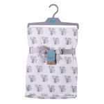 TOILINUX Couverture pour Bébé. Coloris disponibles : Bleu, Bicolore, Rose