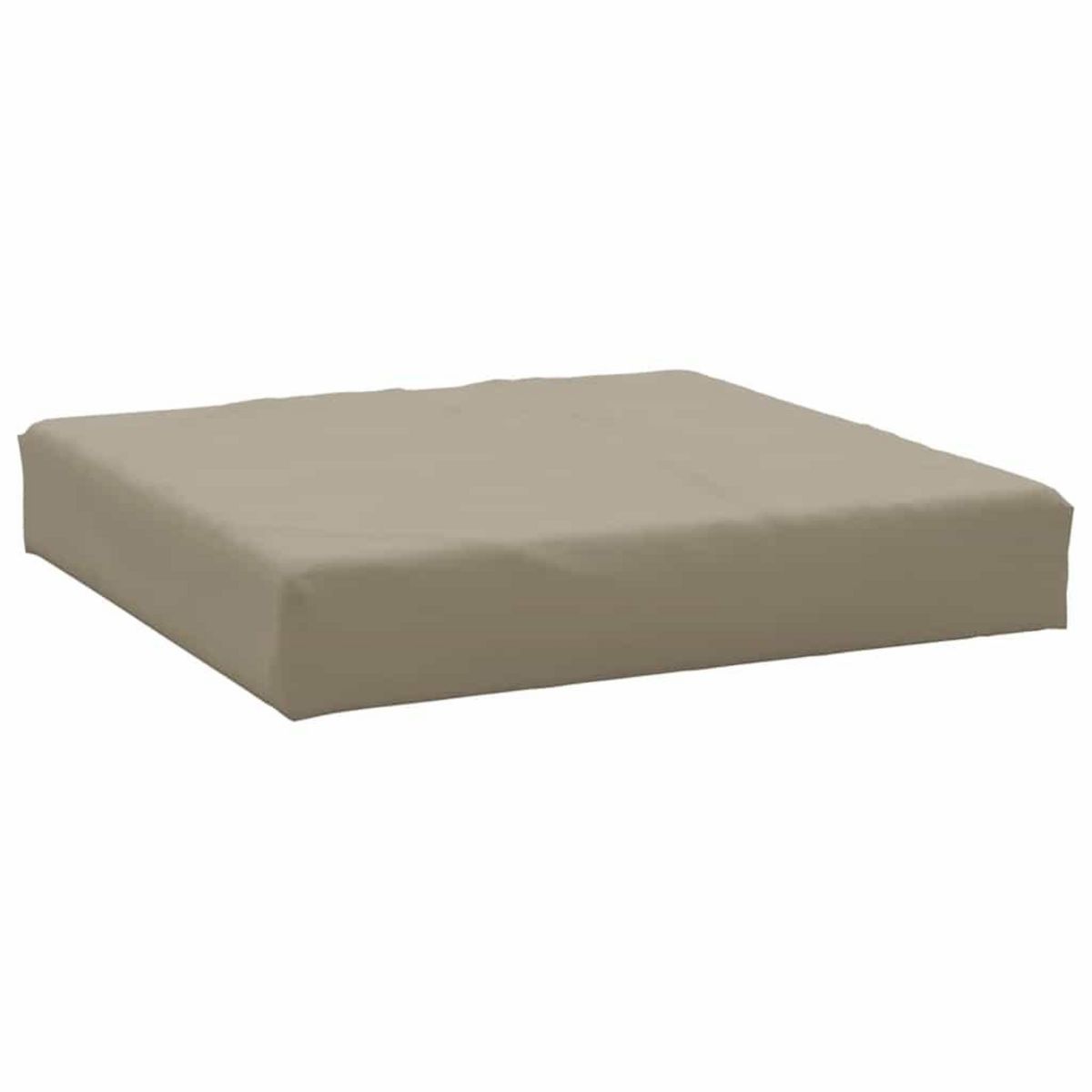 VIDAXL Coussins de palette lot de 2 taupe tissu oxford
