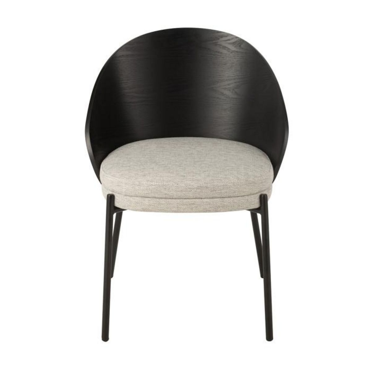 Paris Prix Chaise Design  Lone  74cm Noir & Gris