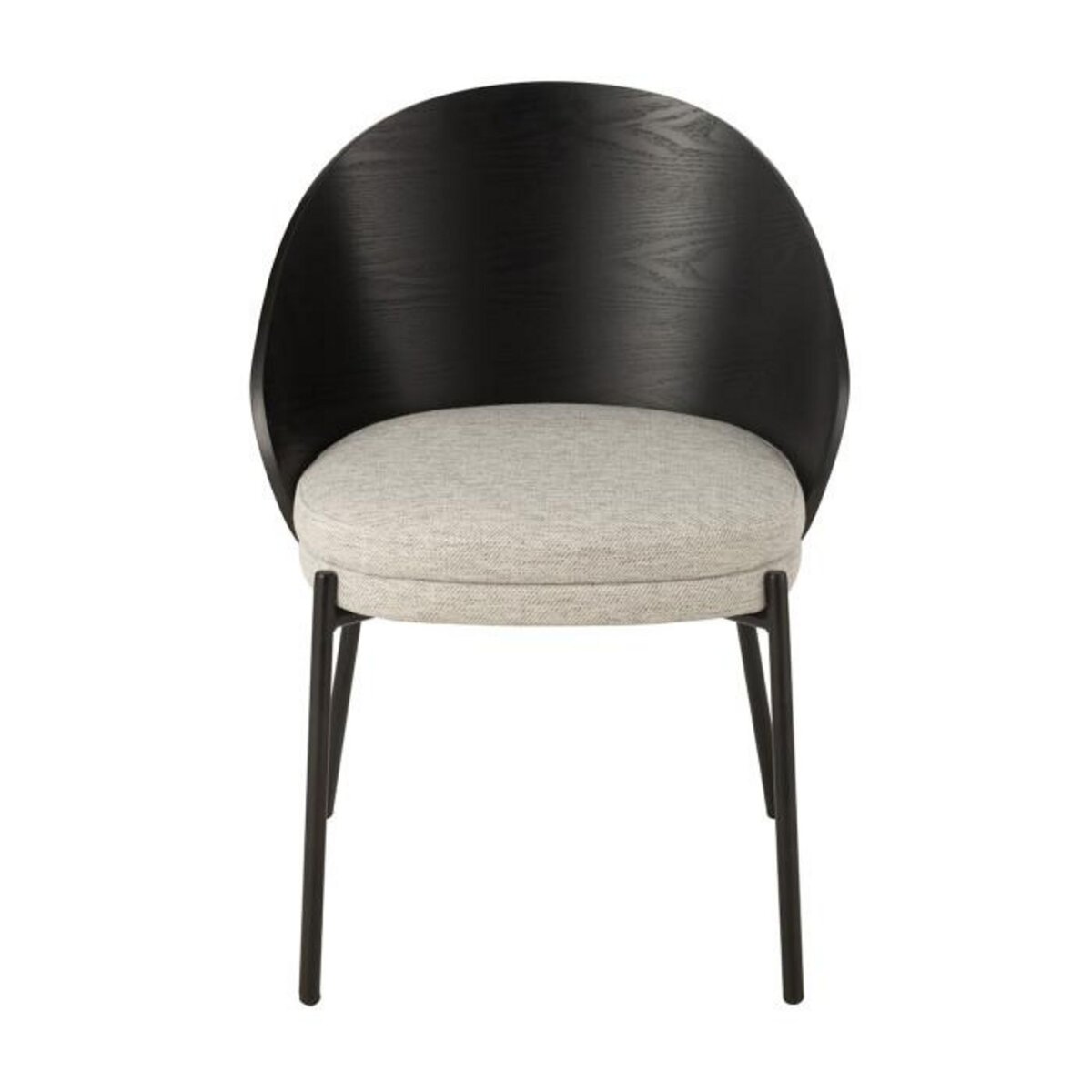 Paris Prix Chaise Design  Lone  74cm Noir & Gris