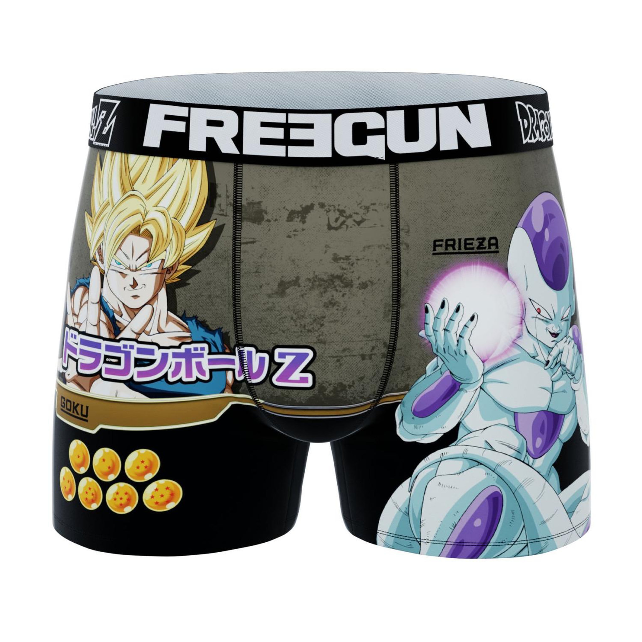Voir la diapositive 3 : FREEGUN Lot de 3 boxers homme Dragon Ball Z