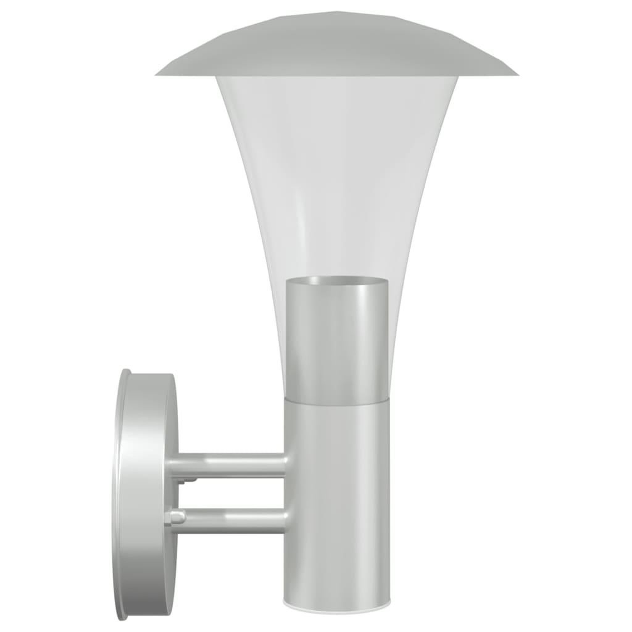 Voir la diapositive 5 : VIDAXL Applique murale d'exterieur argente acier inoxydable