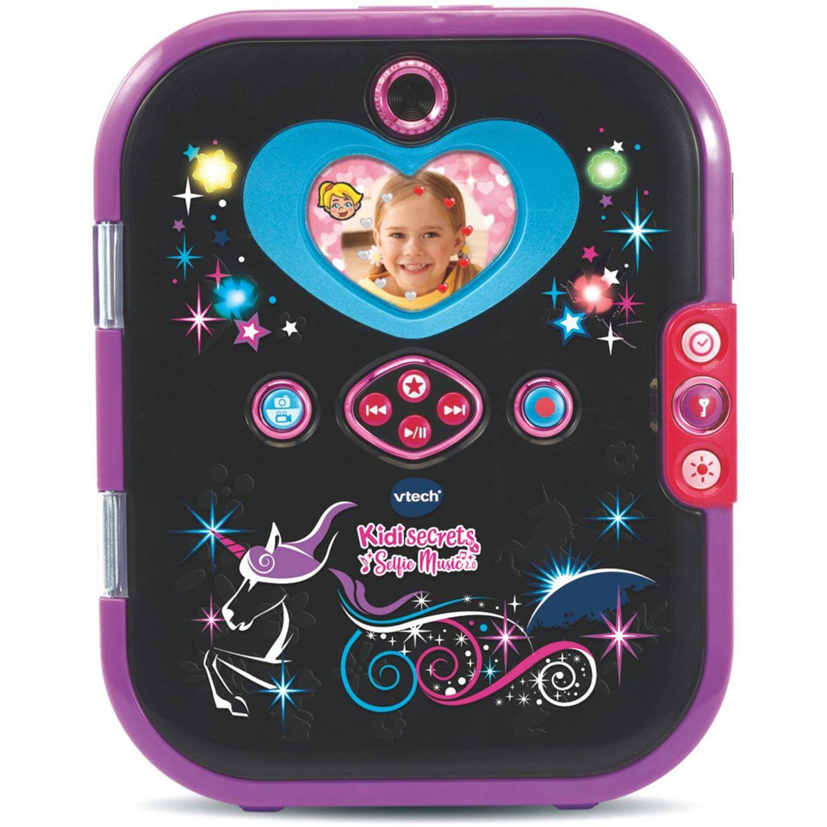 VTECH Jeu éducatif KidiSecrets Selfie Music 2.0 noir