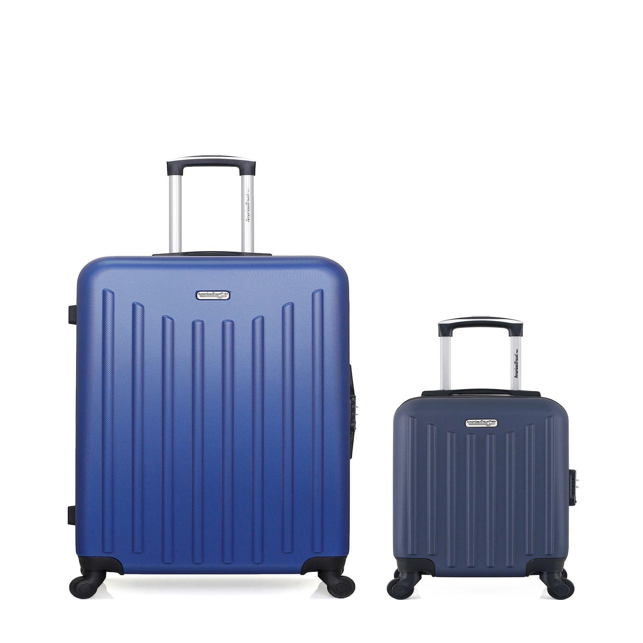 AMERICAN TRAVEL AMERICAN TRAVEL - LOT DE 2 - Valise Grand Format et Valise Cabine XXS BROOKLYN