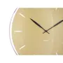 Karlsson Horloge mural Leaf - Diamètre 40 cm - Jaune moutarde