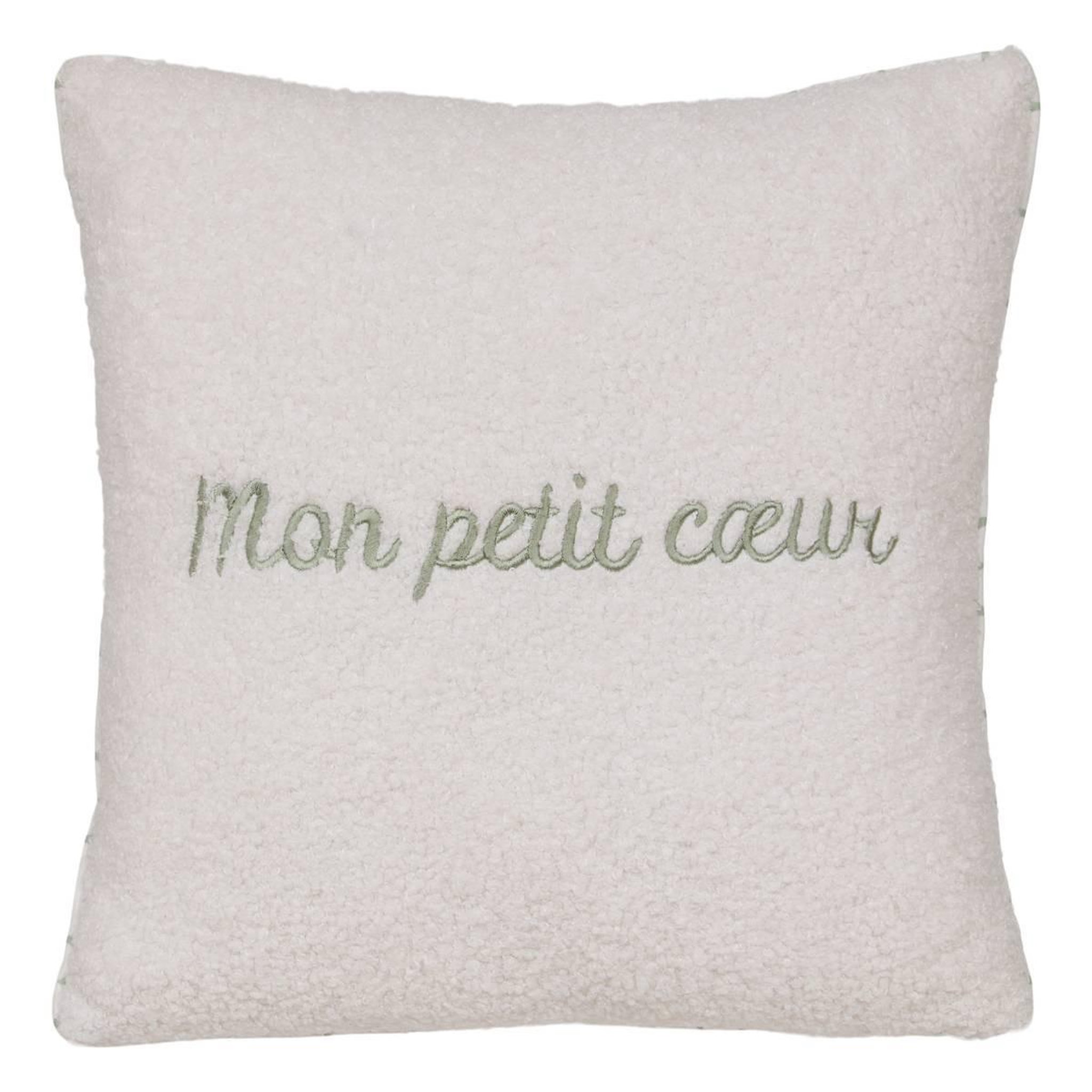 Atmosphera Kids Coussin déco enfant bouclette  jaiko  40x40cm vert