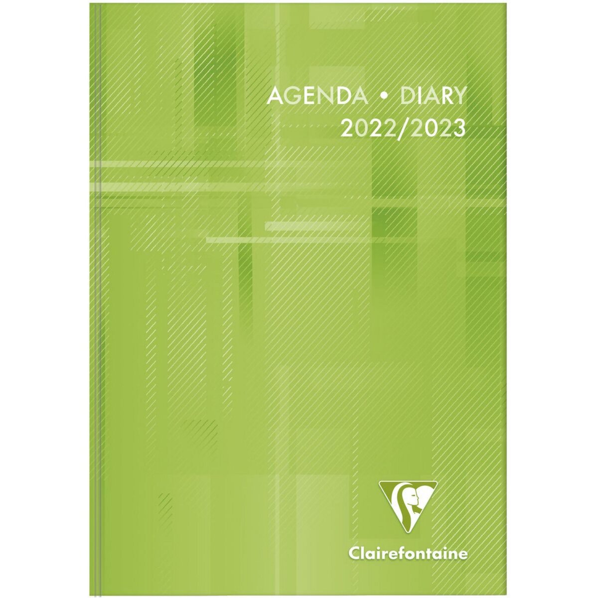 CLAIREFONTAINE Agenda scolaire journalier 12x17cm vert 2022-2023