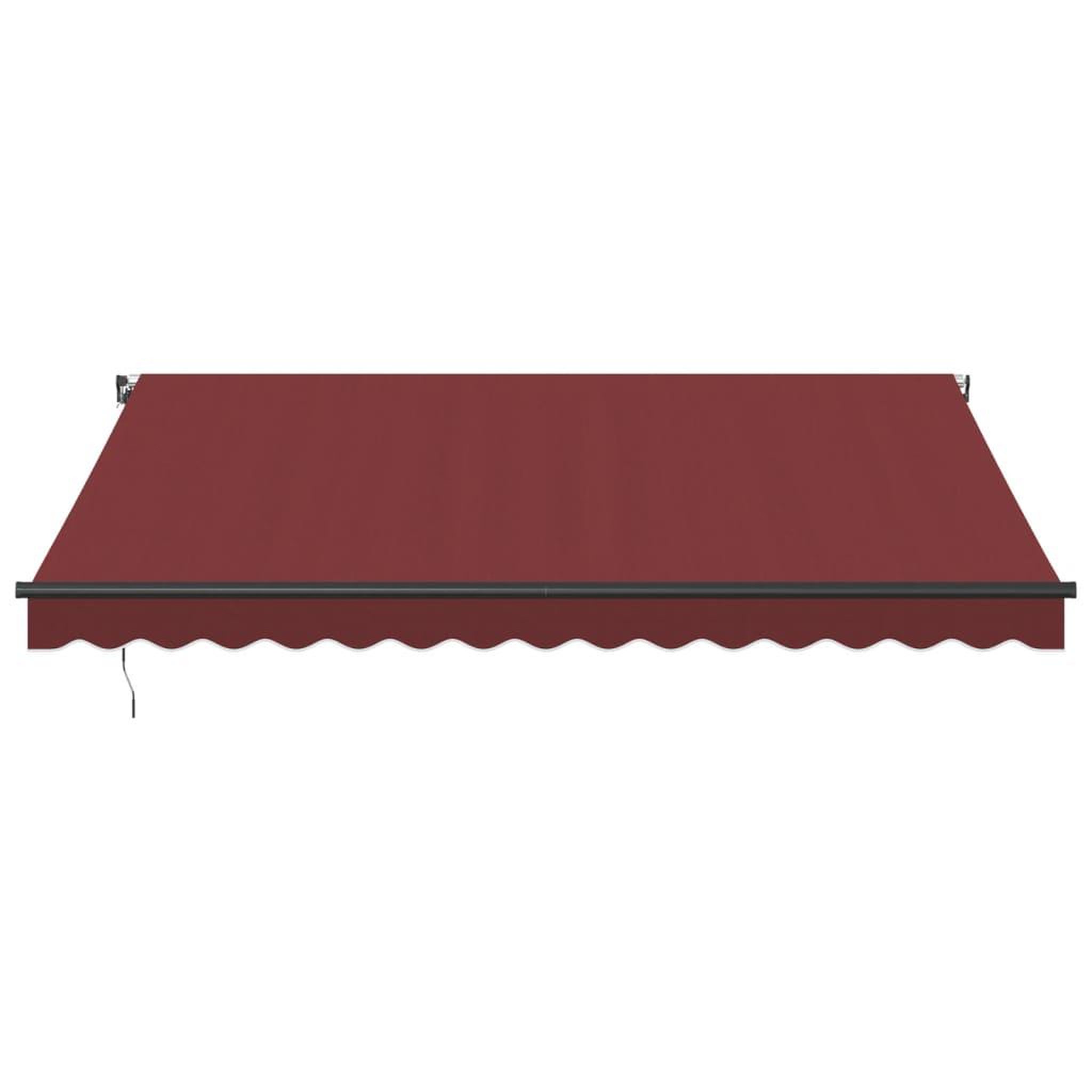 Voir la diapositive 4 : VIDAXL Auvent manuel retractable avec LED bordeaux 400x300 cm
