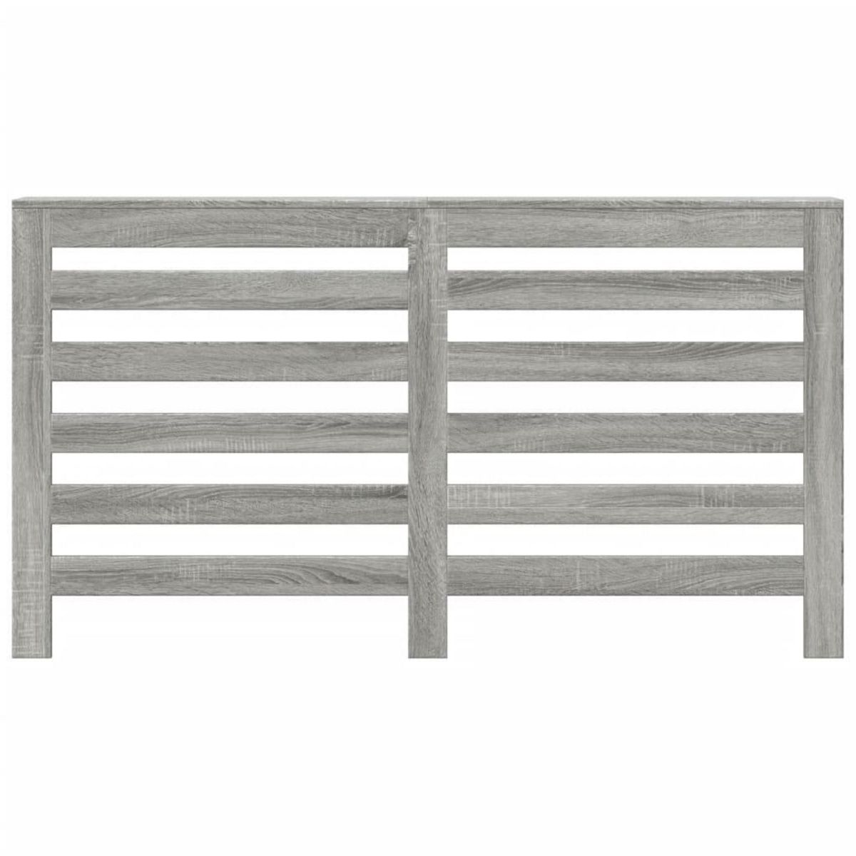 VIDAXL Cache-radiateur sonoma gris 149x20x82 cm bois d'ingenierie