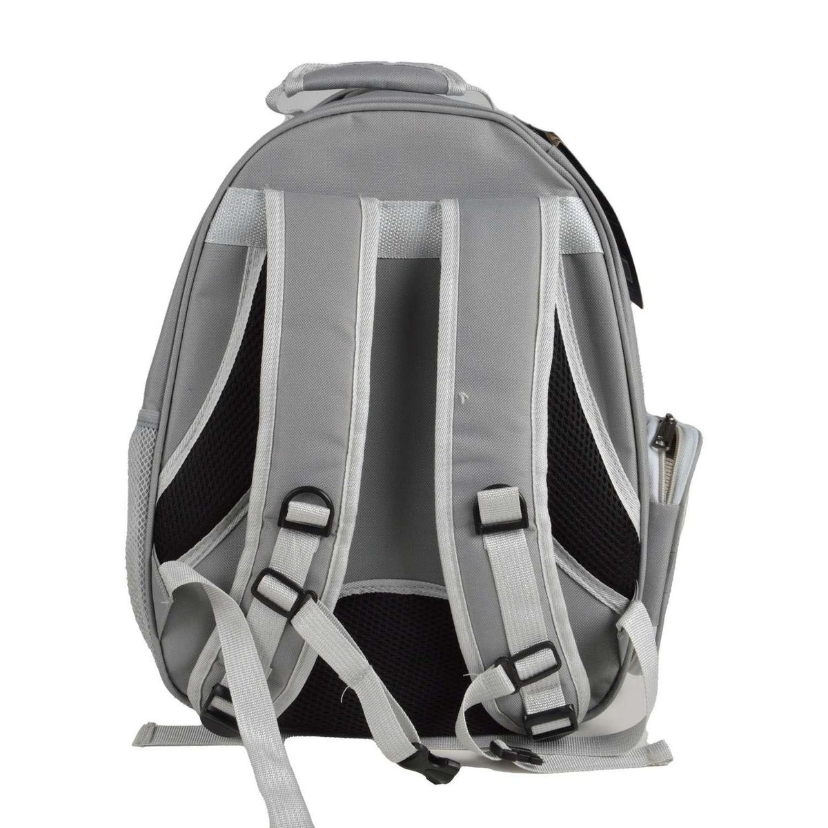 LOVE STORY Sac à dos de transport avec bulle pour chat et chien - Gris