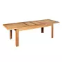 Table en chêne extensible BOSTON L. 200/280 cm